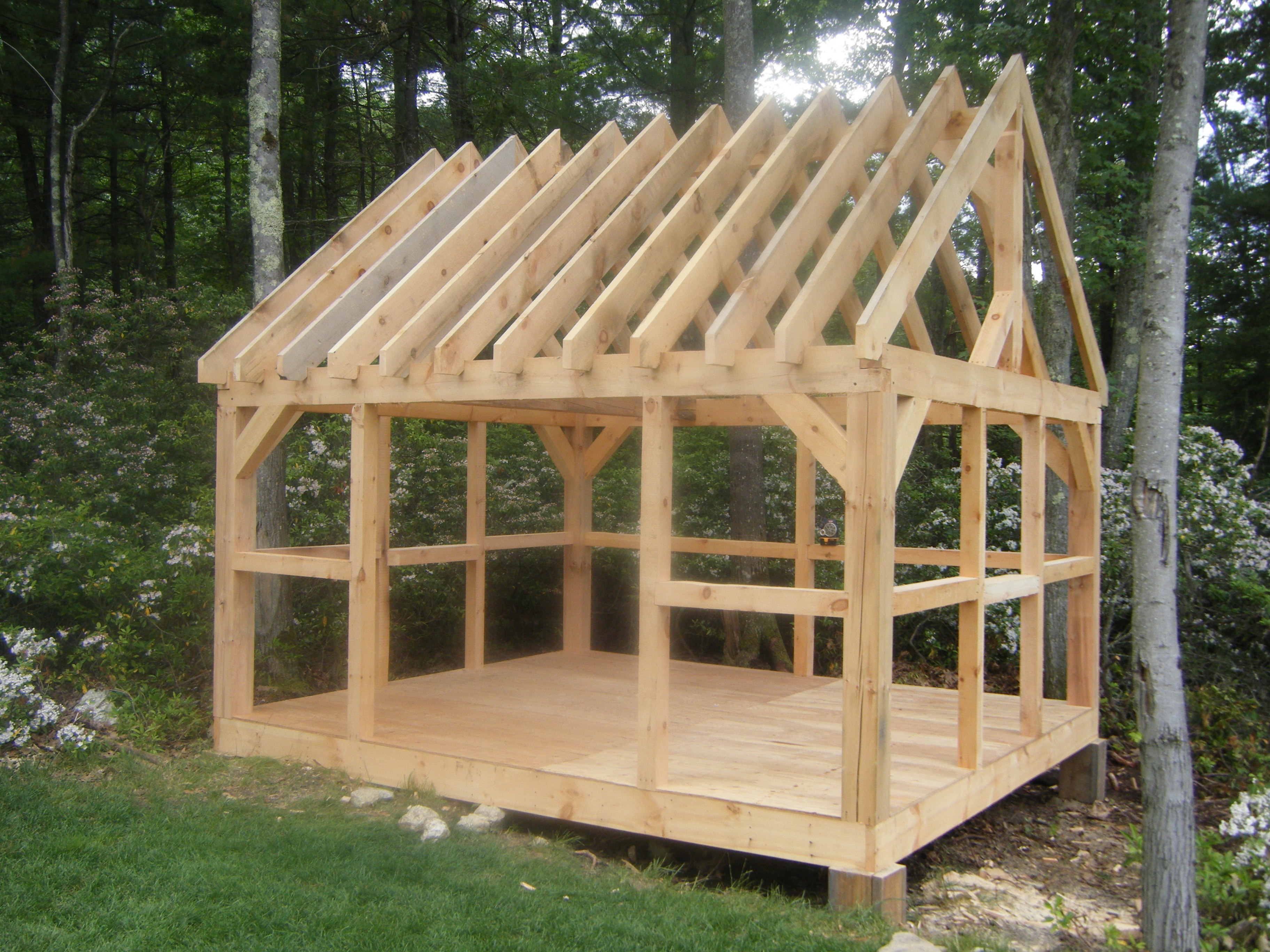 Small Pole Barn Shed Plans