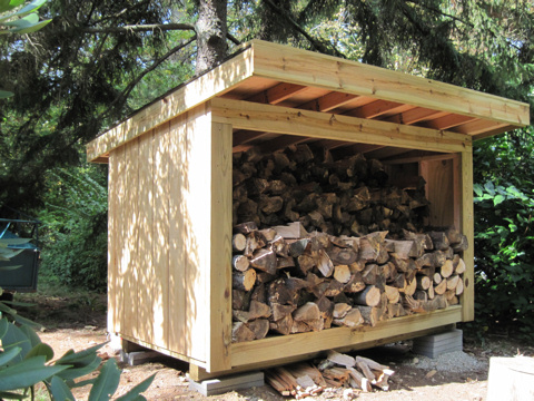 Firewood Storage Shed