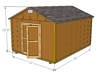 Free Storage Shed Building Plans | Shed Blueprints