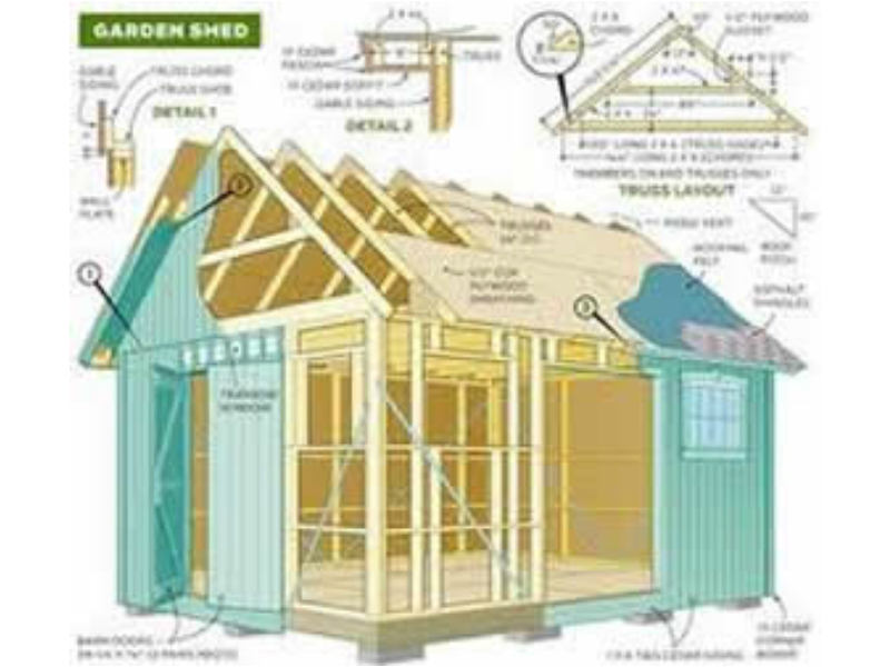 Outdoor Shed Plan
