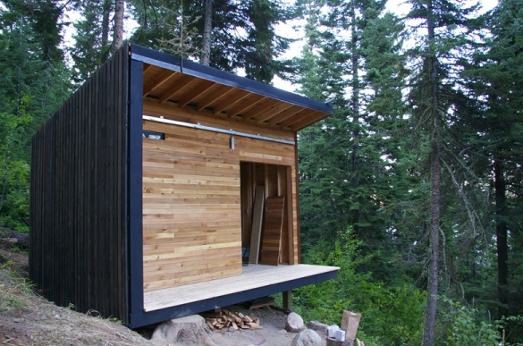 Small Shed Roof Cabin Plans