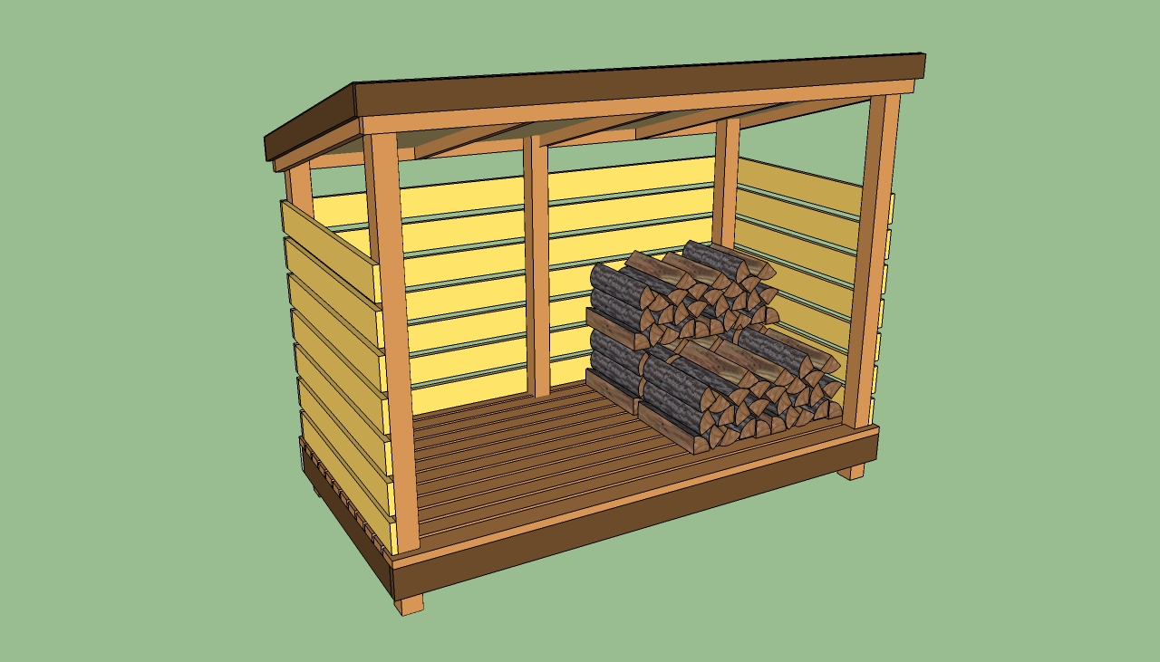 wood storage buildings plans