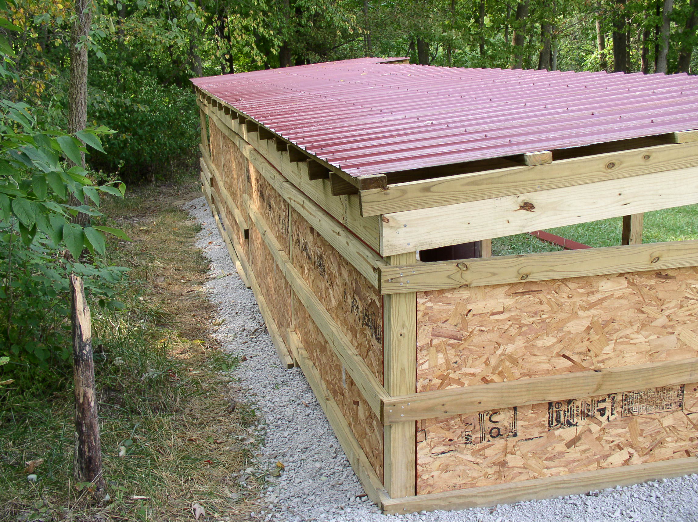 Wood Storage Sheds