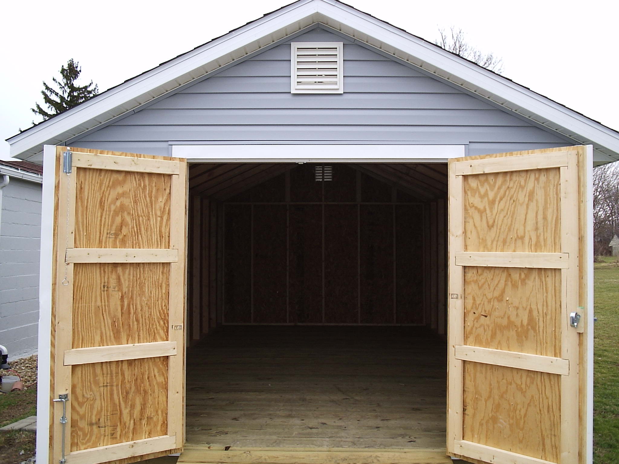 How To Buy Replacement Wood Shed Doors For Your Back Yard Storage Shed ...